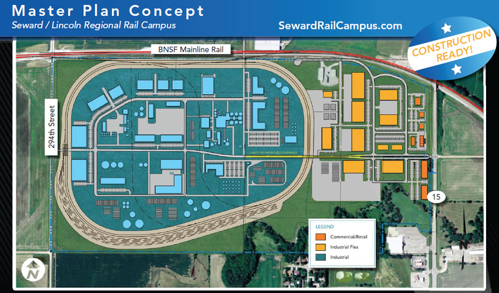 Master Plan Concept - Seward/Lincoln Regional Rail Campus